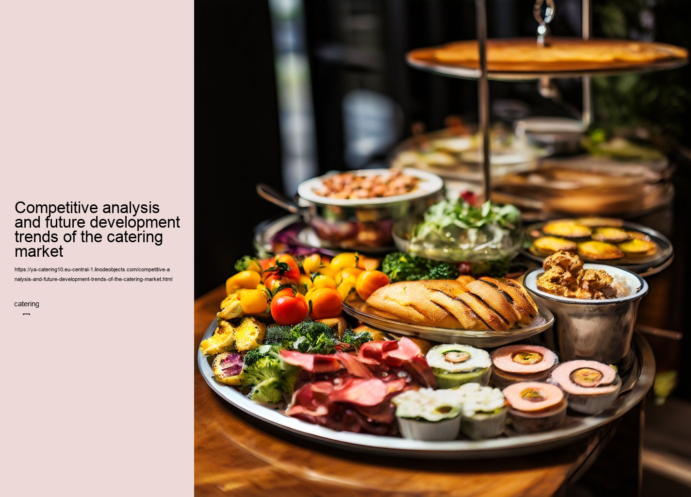 Competitive analysis and future development trends of the catering market